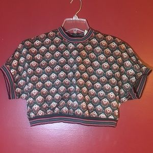 Silence + Noise Lara Woven Ringer